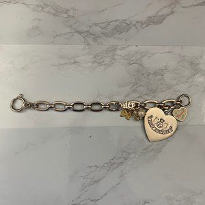 Juicy "Make them Eat Couture" Silver Bracelet